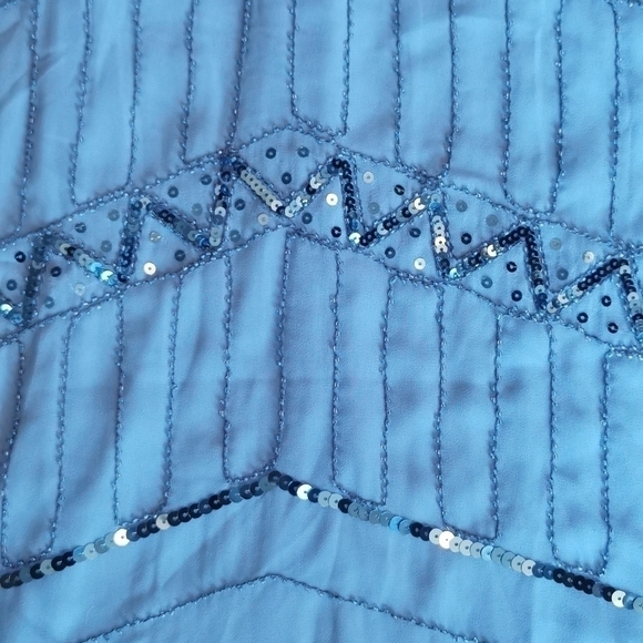 MOLLY Bracken Retro Flapper 1920s Sequin Dress New Small - Picture 8 of 9